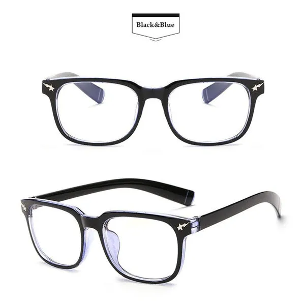 2016 Hot Sale New Fashion Sexy Vintage Big box Big Frame Women unisex Girls Plastic Plain Eye Glasses