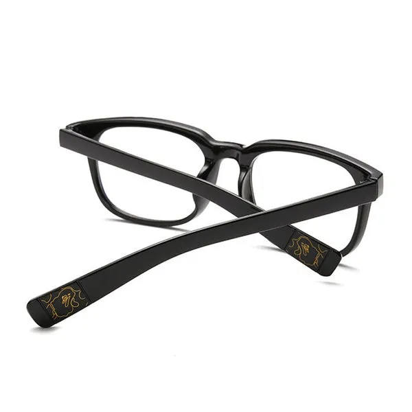 2016 Hot Sale New Fashion Sexy Vintage Big box Big Frame Women unisex Girls Plastic Plain Eye Glasses