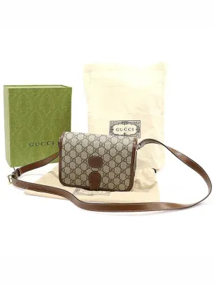 671620 GG Supreme Canvas Interlocking G Soho Mini Shoulder Bag
