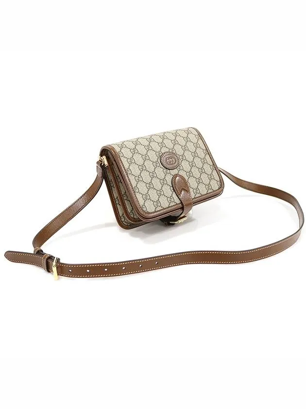 671620 GG Supreme Canvas Interlocking G Soho Mini Shoulder Bag