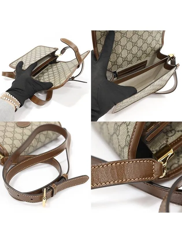 671620 GG Supreme Canvas Interlocking G Soho Mini Shoulder Bag