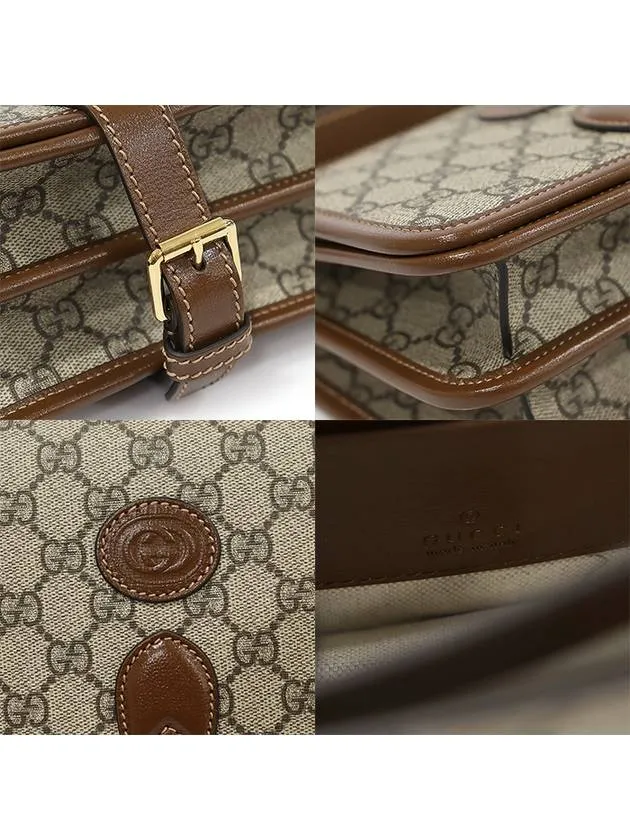 671620 GG Supreme Canvas Interlocking G Soho Mini Shoulder Bag