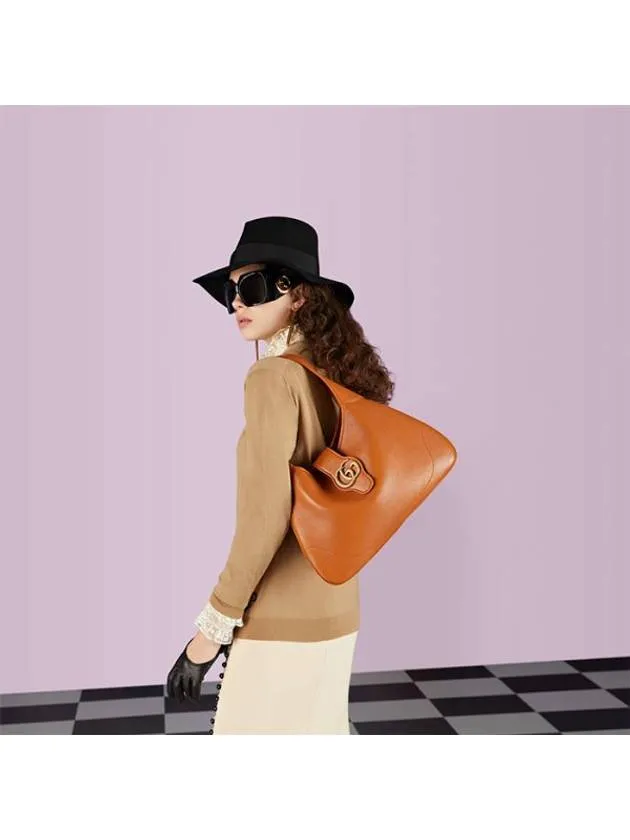 Aphrodite Medium Shoulder Bag Brown