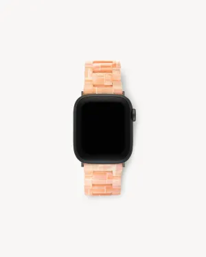 Apple Watch Band in Apricot Shell Checker