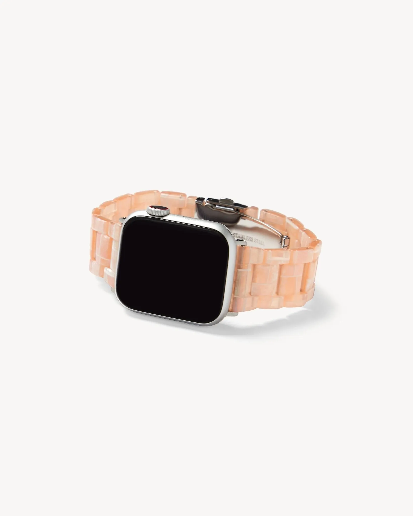 Apple Watch Band in Apricot Shell Checker