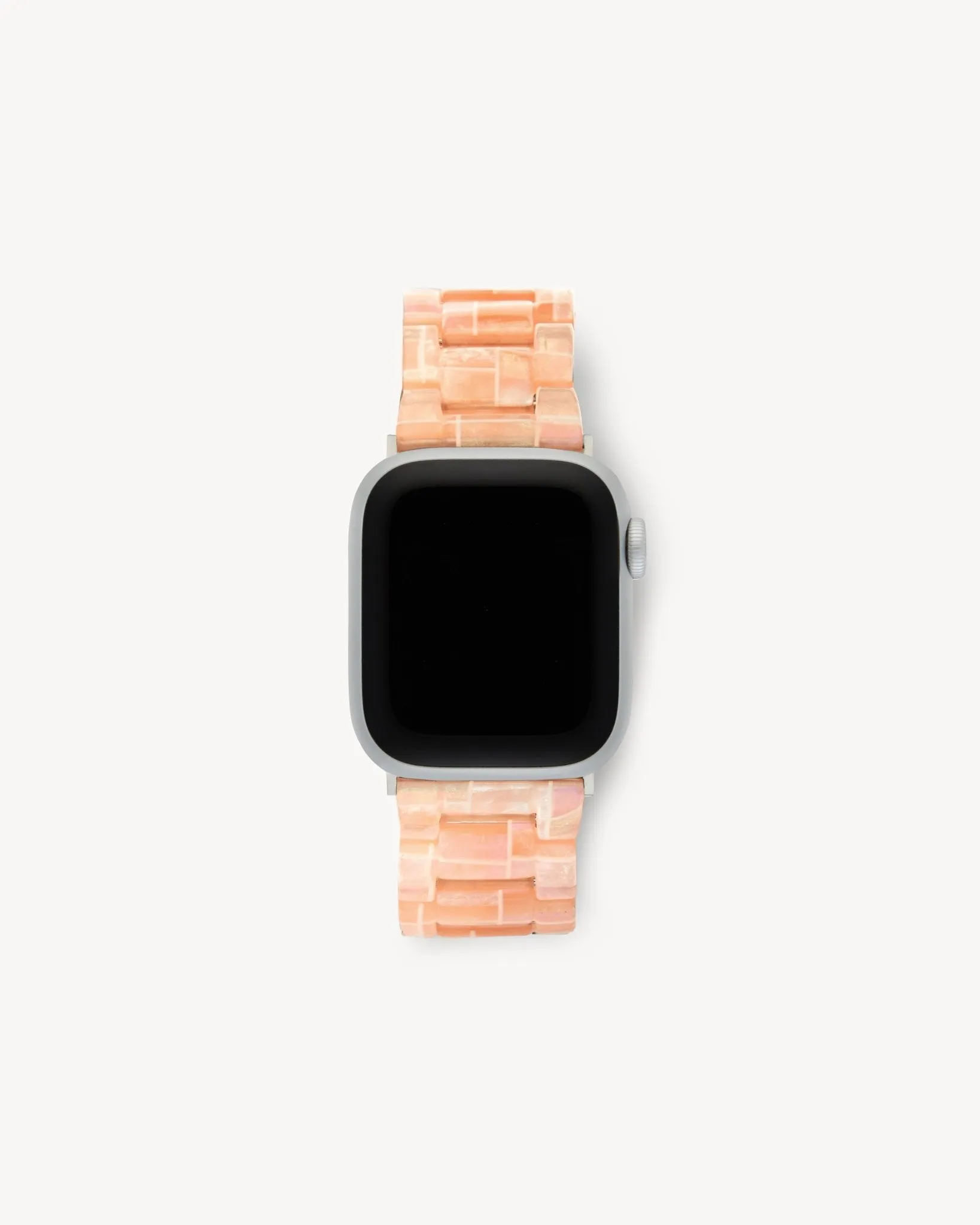Apple Watch Band in Apricot Shell Checker