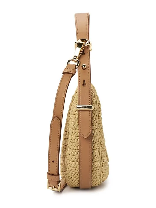 Arque Crochet Shoulder Bag Beige