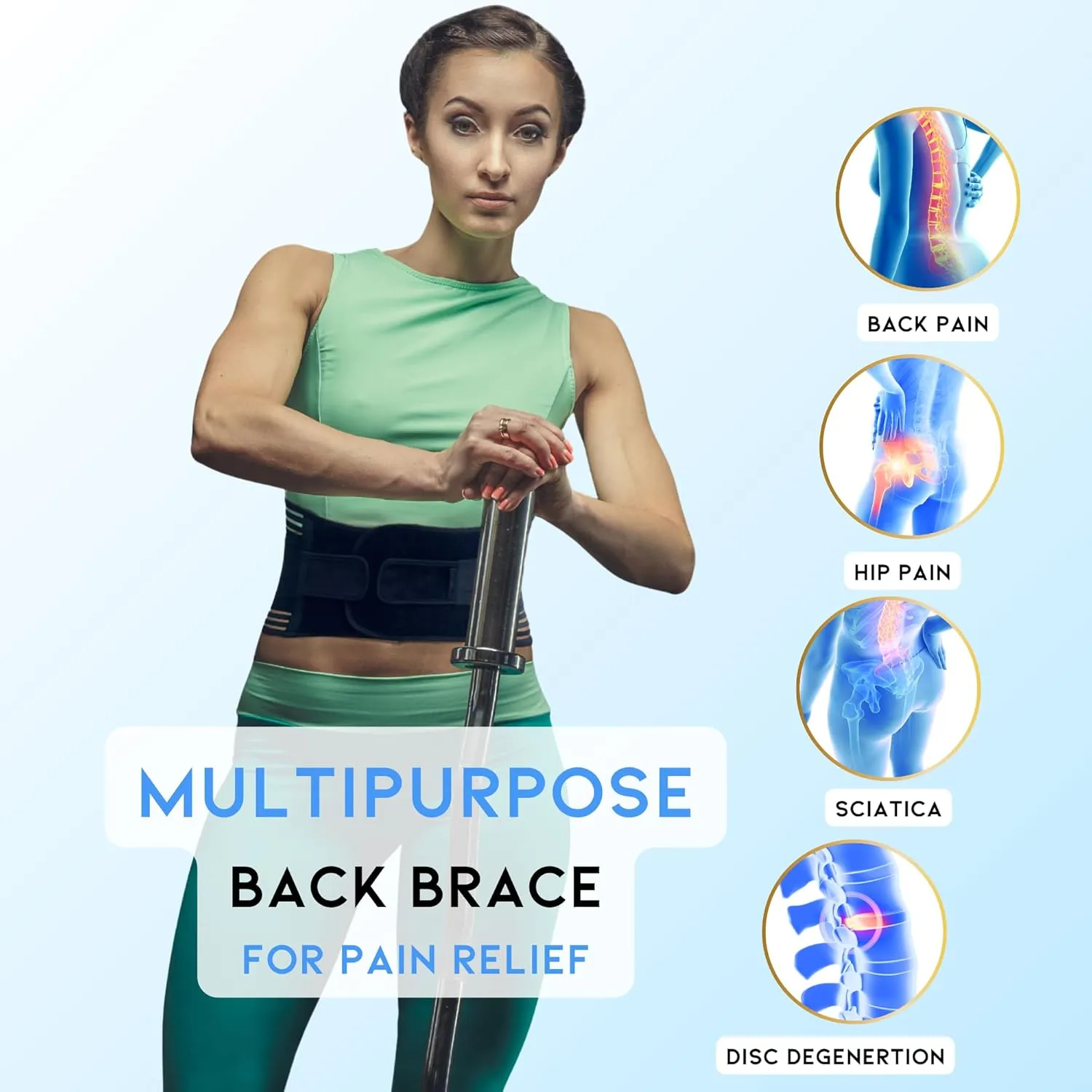 Back Brace Support Belt (X-Large)