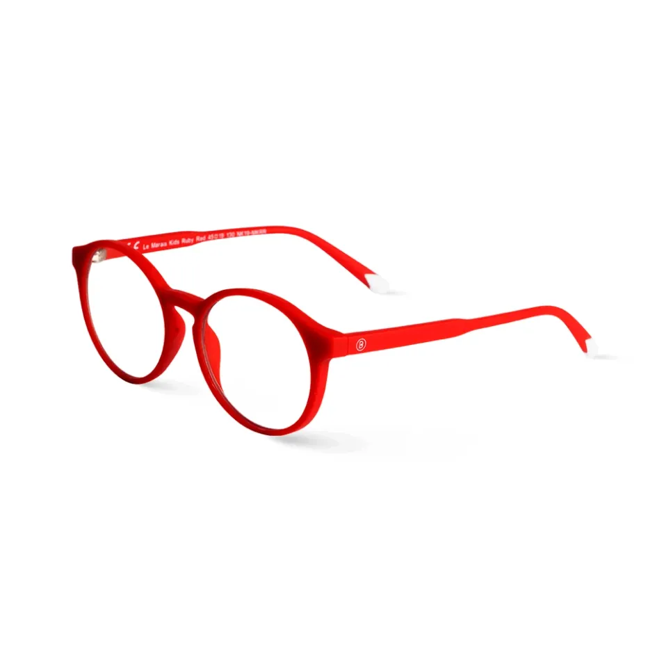 BARNER KIDS | Le Marais Blue Light Glasses | Ruby Red