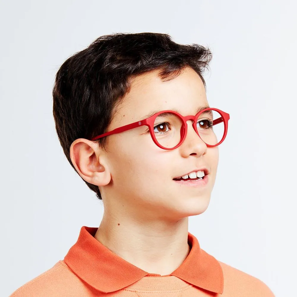 BARNER KIDS | Le Marais Blue Light Glasses | Ruby Red