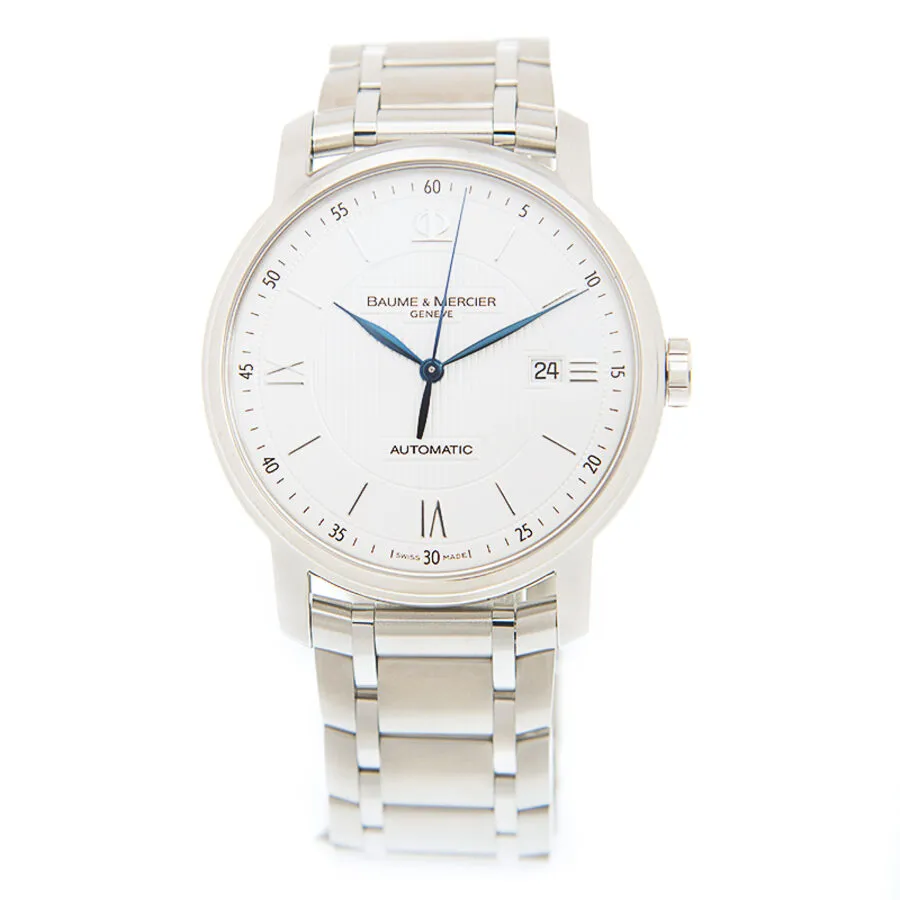 Baume et Mercier CLASSIMA White Dial Unisex Watch M0A10085