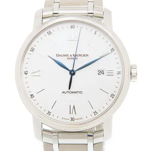 Baume et Mercier CLASSIMA White Dial Unisex Watch M0A10085