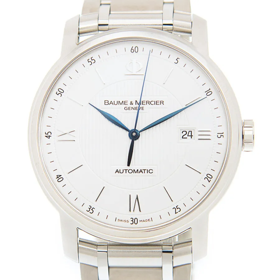 Baume et Mercier CLASSIMA White Dial Unisex Watch M0A10085