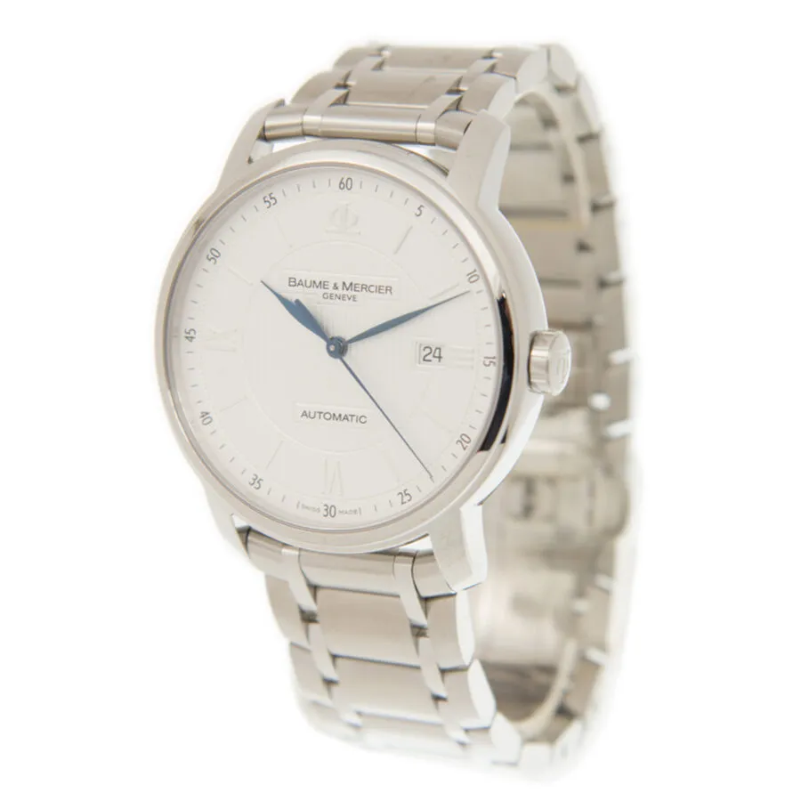 Baume et Mercier CLASSIMA White Dial Unisex Watch M0A10085