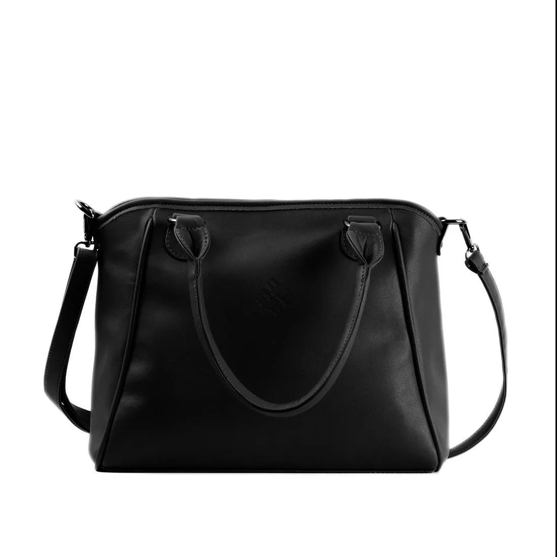 Black Ladies Handbag Circles