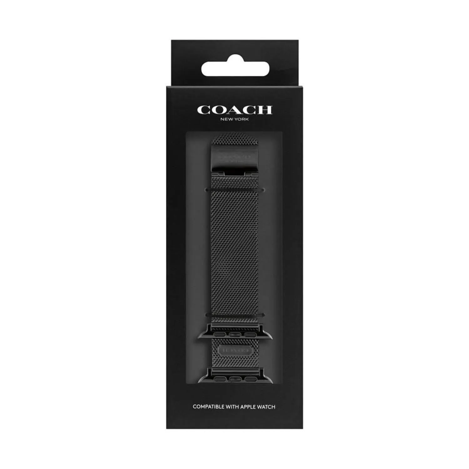 Black Stainless Steel Mesh Bracelet for Apple Watch® 42/44/45mm