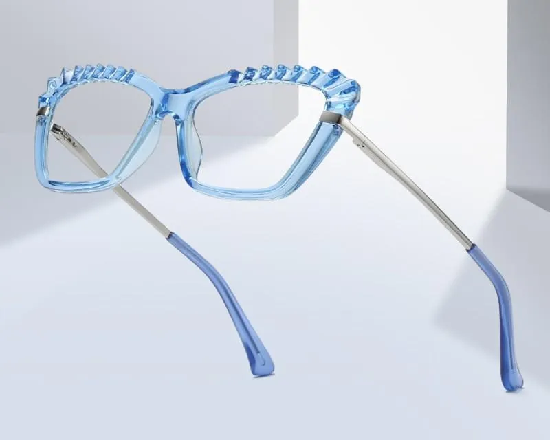 Blue Light Glasses UK for Women Men Square Frame Screen Protection Computer Reading Gaming - Romani