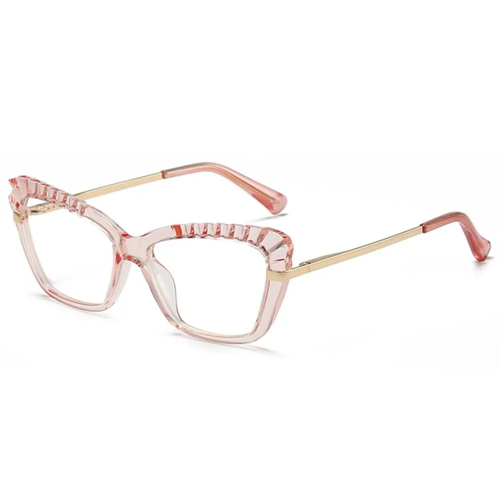 Blue Light Glasses UK for Women Men Square Frame Screen Protection Computer Reading Gaming - Romani