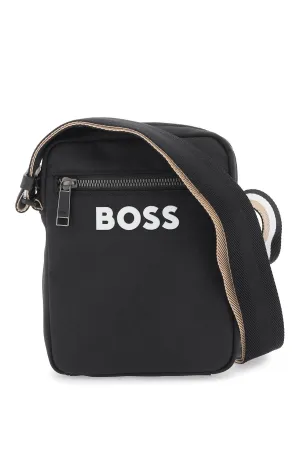 Boss Shoulder Bag With Rubberized Logo
