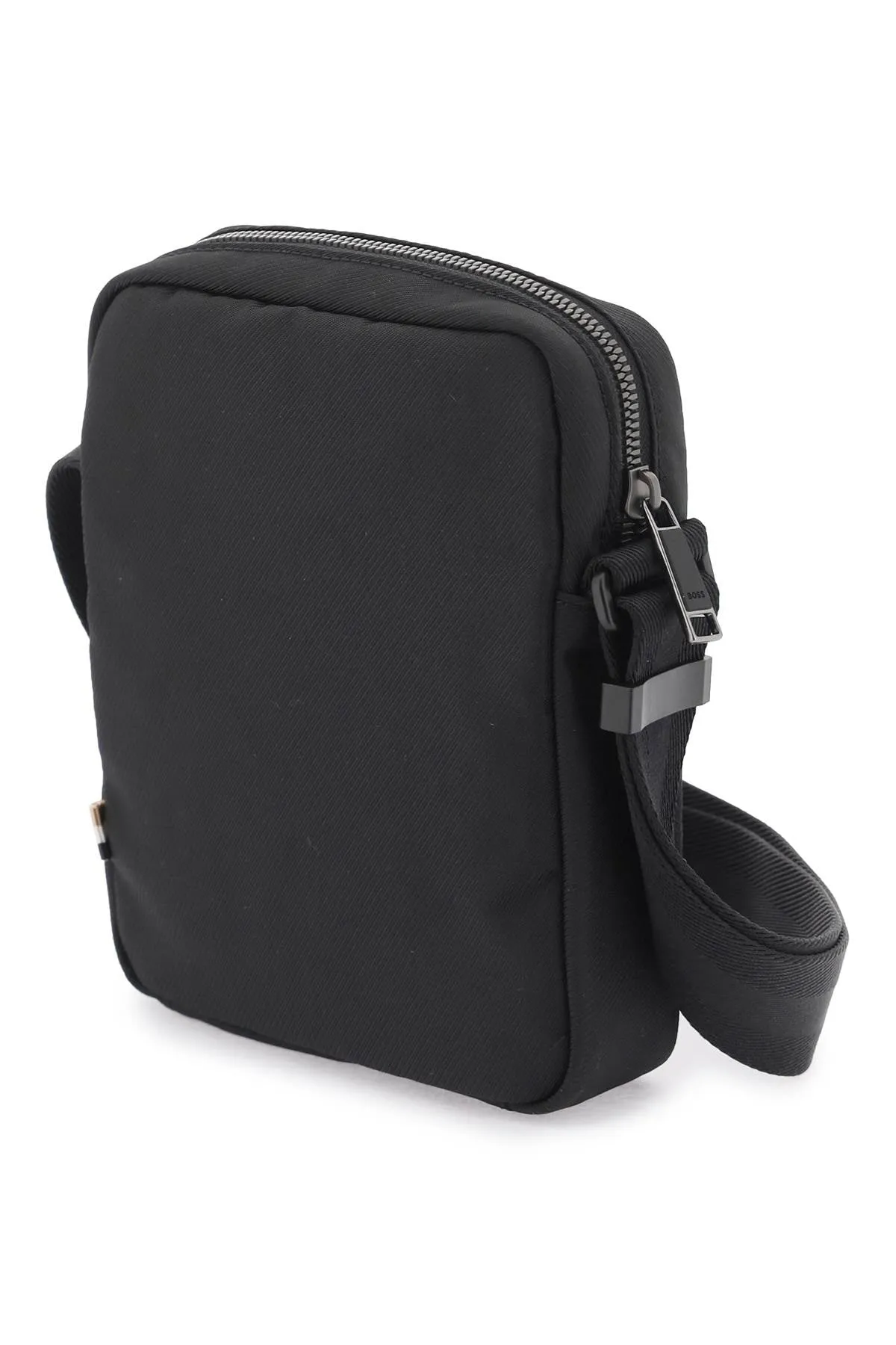 Boss Shoulder Bag With Rubberized Logo