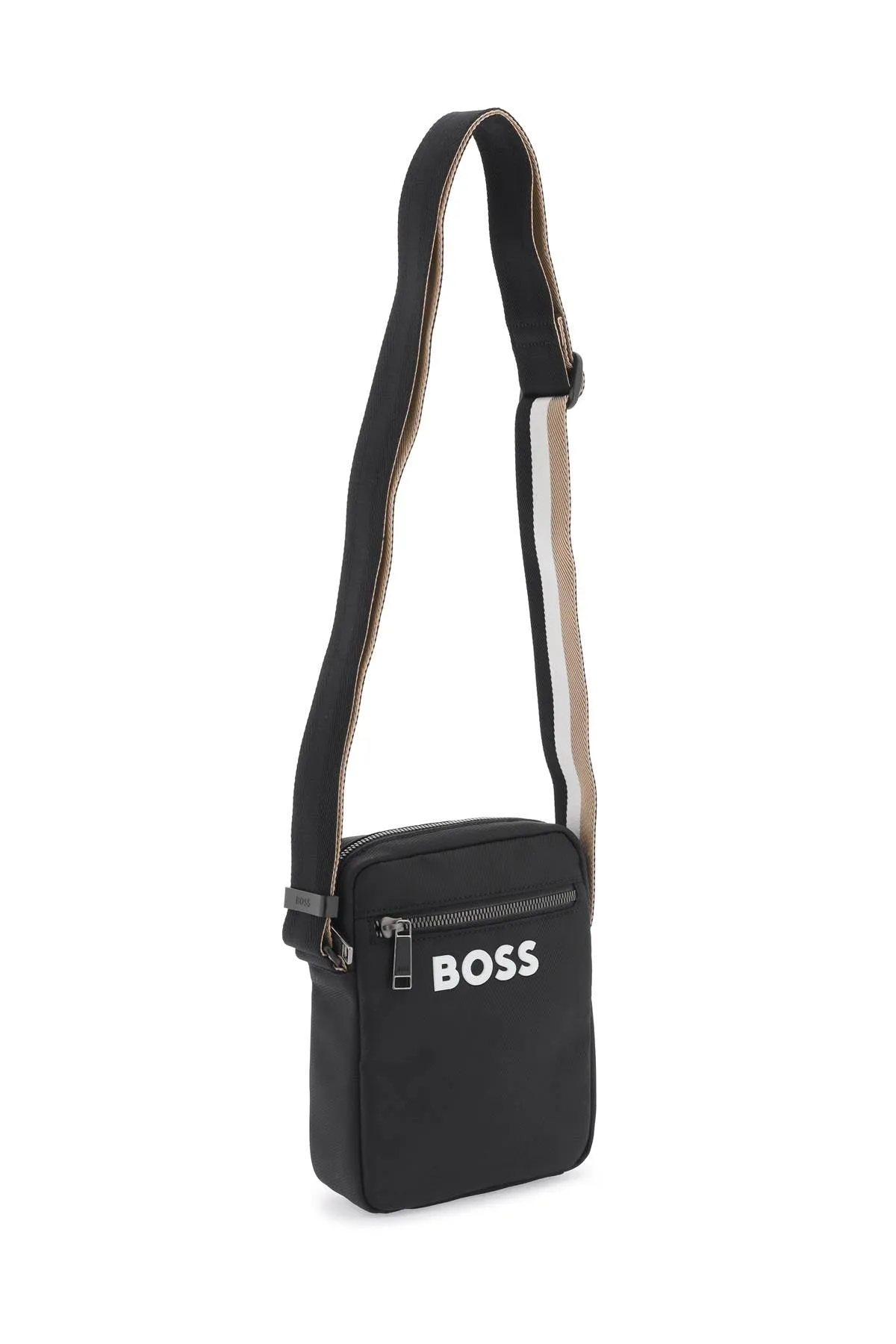 Boss Shoulder Bag With Rubberized Logo