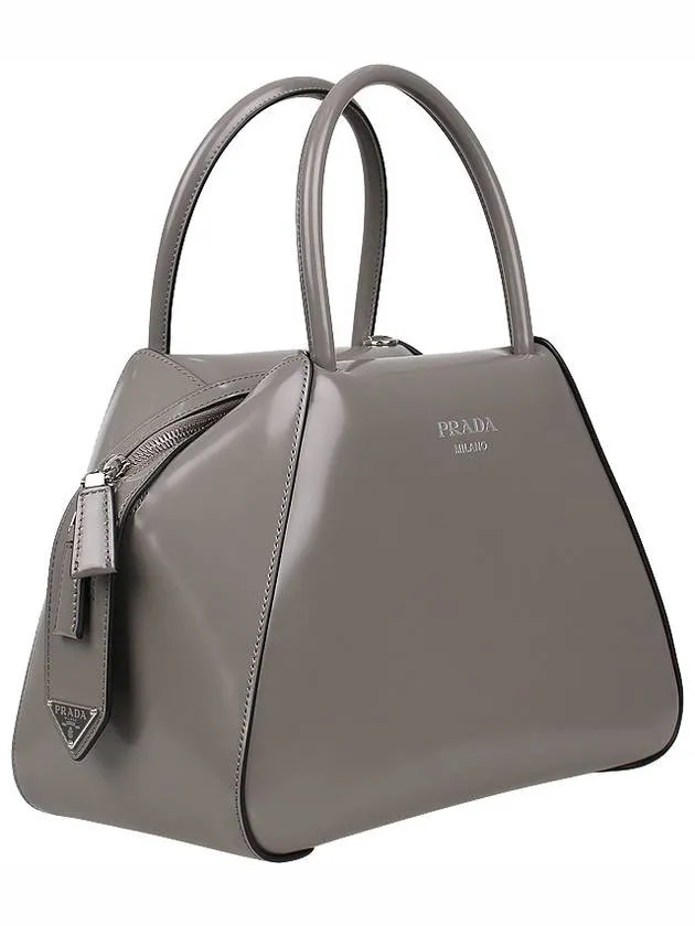 Brushed Supernova Hand Shoulder Bag Dark Grey