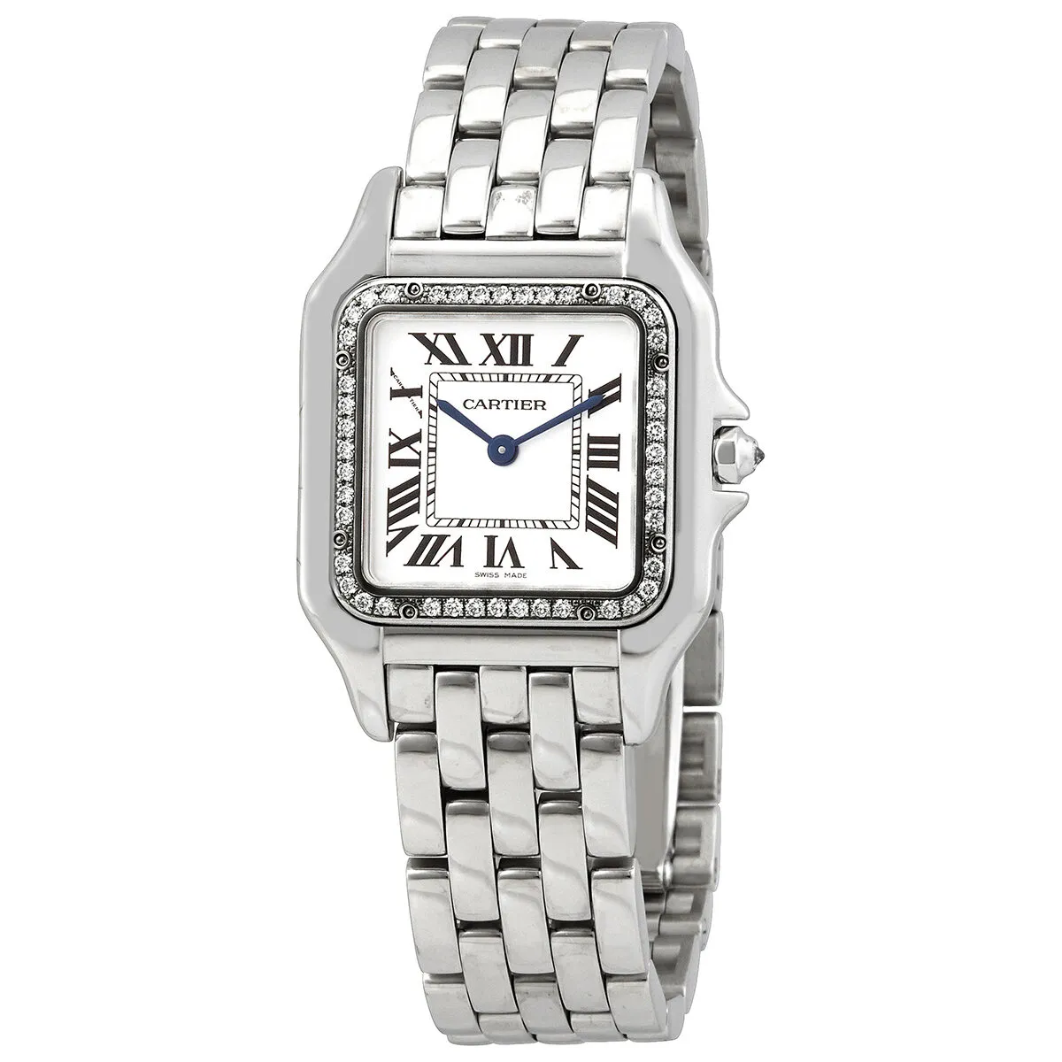 Cartier Panthere de Cartier Silver Dial 18kt White Gold Ladies Watch WJPN0007
