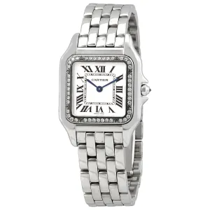 Cartier Panthere de Cartier Silver Dial 18kt White Gold Ladies Watch WJPN0007
