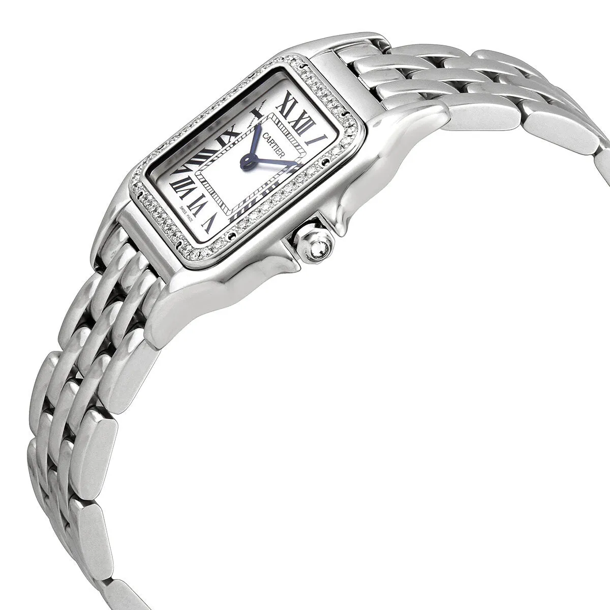Cartier Panthere de Cartier Silver Dial 18kt White Gold Ladies Watch WJPN0007