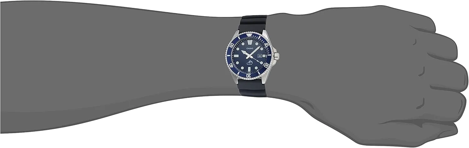 Casio MDV106 Series | Unisex Analog Watch | 200M WR | Stainless Steel Case | Resin Band | 2 Hand Analog (HR, Min, SEC) | Date Display | Screw Down Crown/Screw Down Caseback | 3 Year Battery
