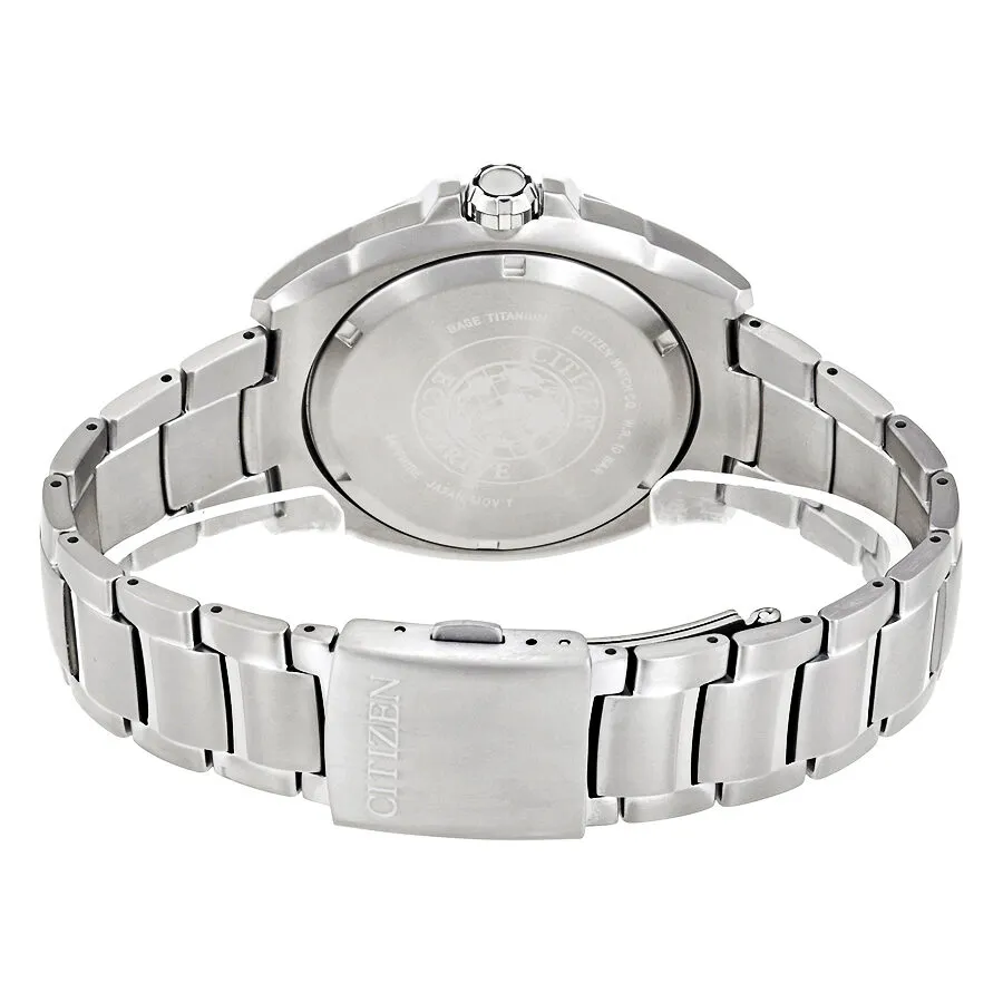 Citizen Eco-Drive Titanium Sapphire Crystal Black Dial Men's Watch AW1400-52E