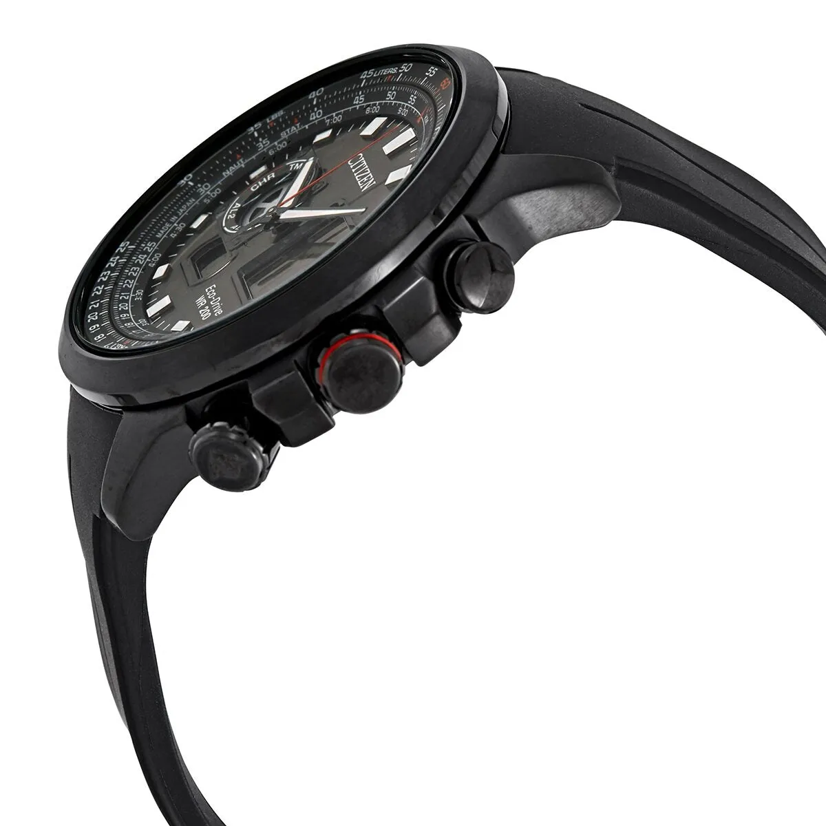 Citizen Promaster Sky World Time Chronograph Analog-Digital Men's Watch JZ1066-02E