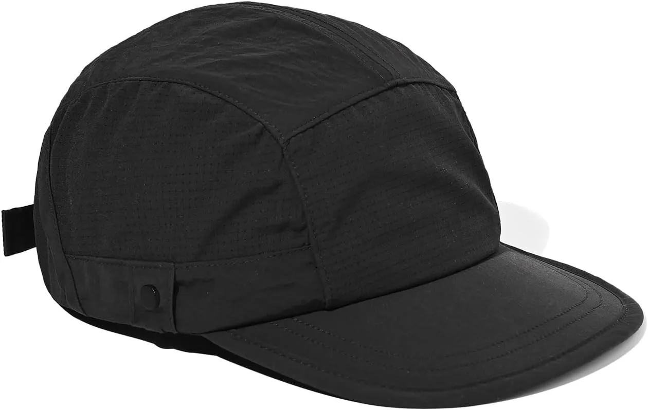 Clakllie Quick Dry 5 Panel Hat Casual Flat Brim Baseball Cap Soft Top Golf Dad Hats Urban Street Trucker Snapback Hat