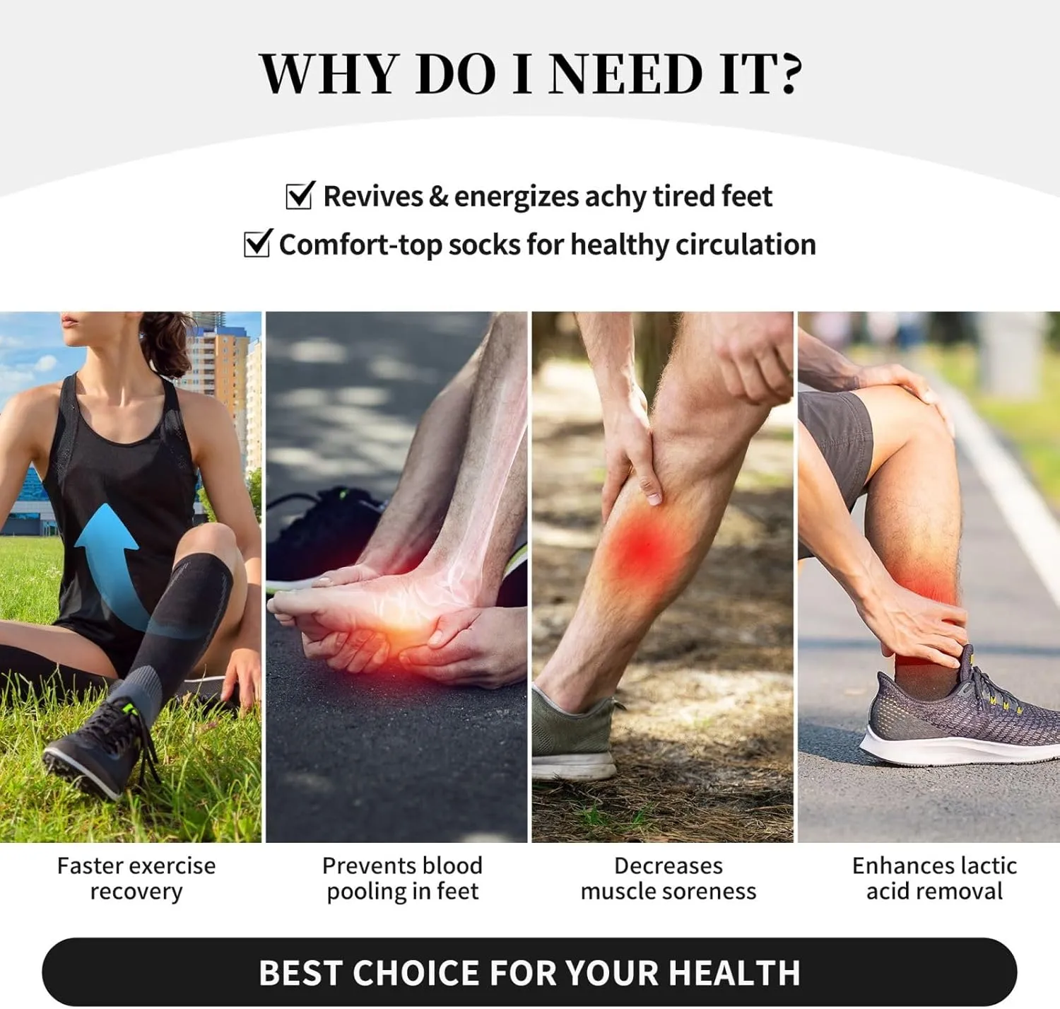 Compression Socks Women And Men For Nurses Travel Pregnancy Recovery Running Athletic