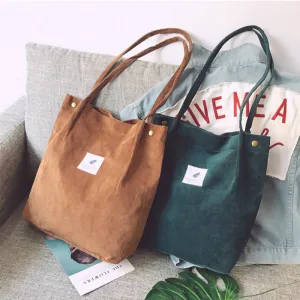 Corduroy Shoulder Bag