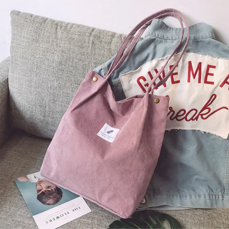 Corduroy Shoulder Bag