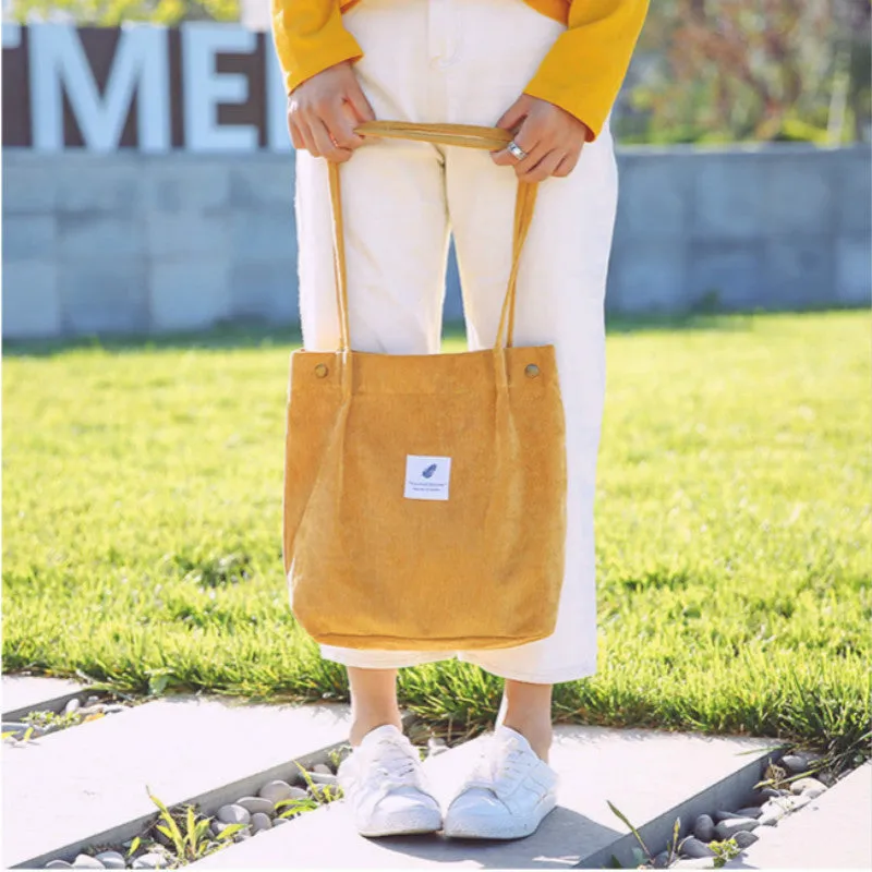Corduroy Shoulder Bag