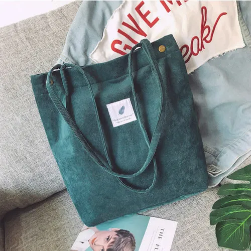 Corduroy Shoulder Bag