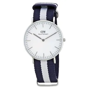 Daniel Wellington Glasgow White Dial Unisex Watch DW00100047