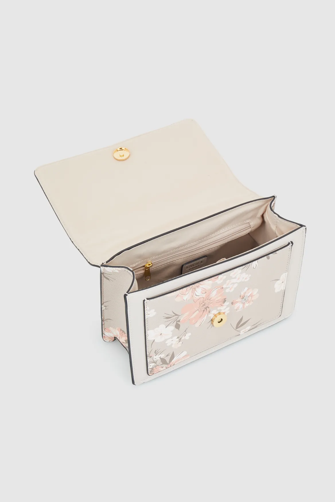 Floral Top Handle Bag