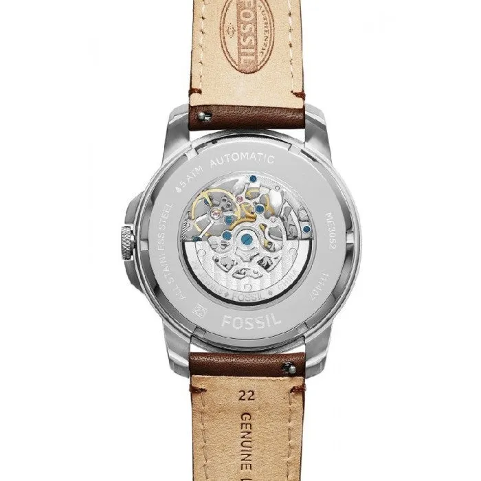 Fossil Grant Automatic Cream Dial Men's Watch ME3052