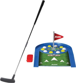 Franklin Sports Mini Putt Golf Game for Kids - Spin n' Putt Electronic Putting Game - Indoor Mini Golf for Kids   Toddlers - Putter   Balls Included