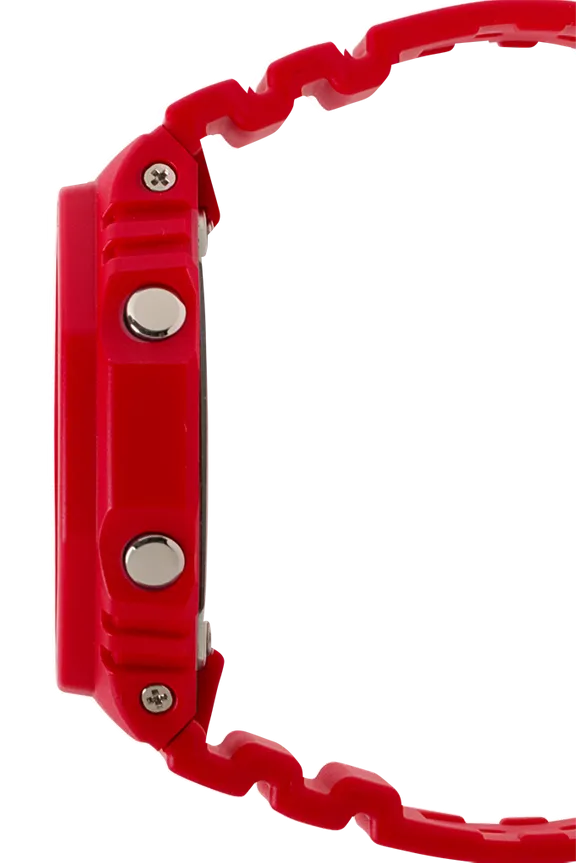 G-Shock GA-2100-4A Digital Analog Red Resin Strap Unisex Watches