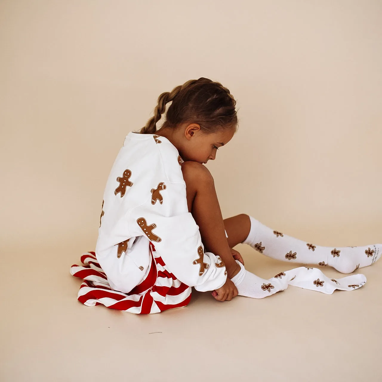 GINGERBREAD MAN | knee high socks