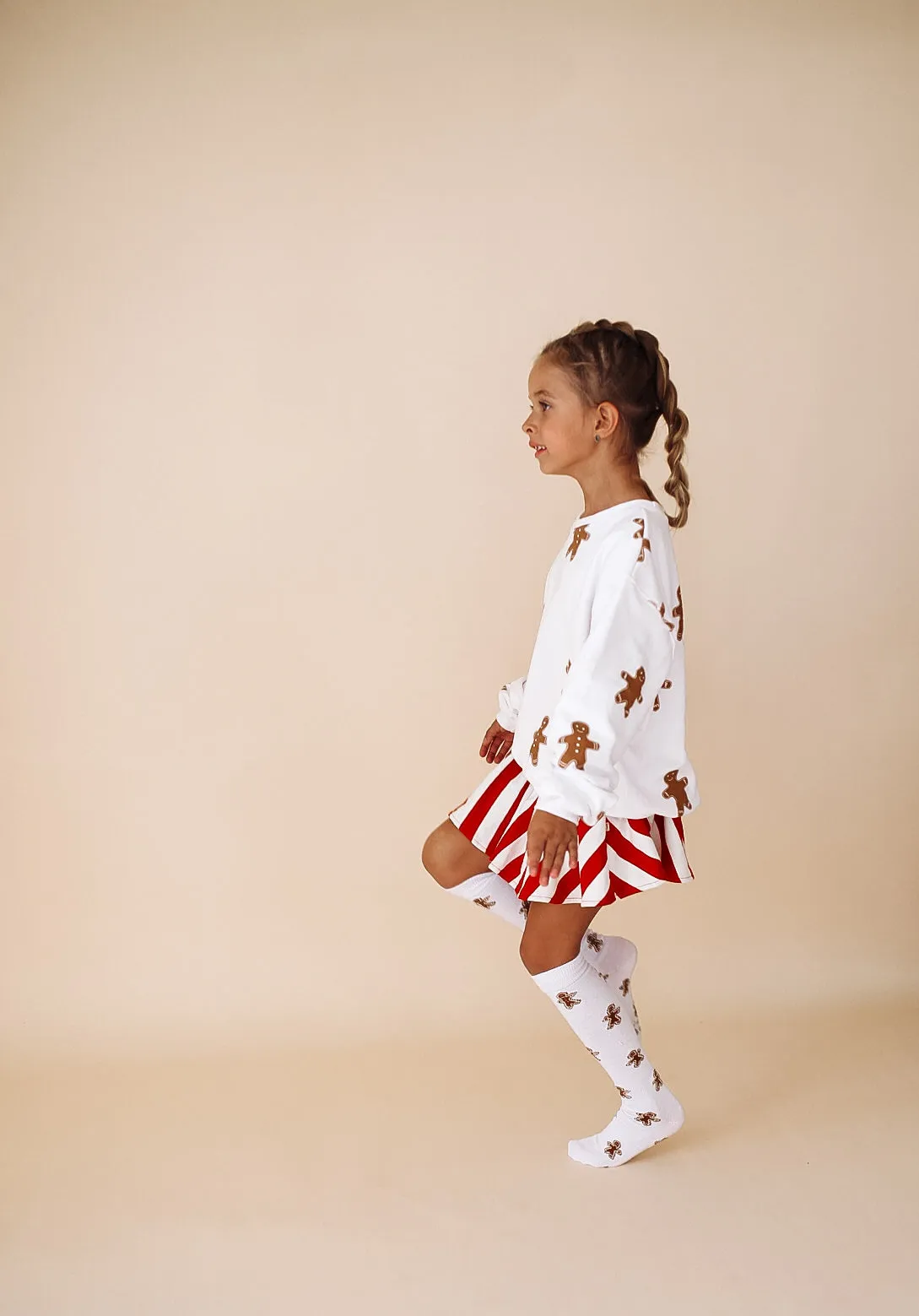 GINGERBREAD MAN | knee high socks