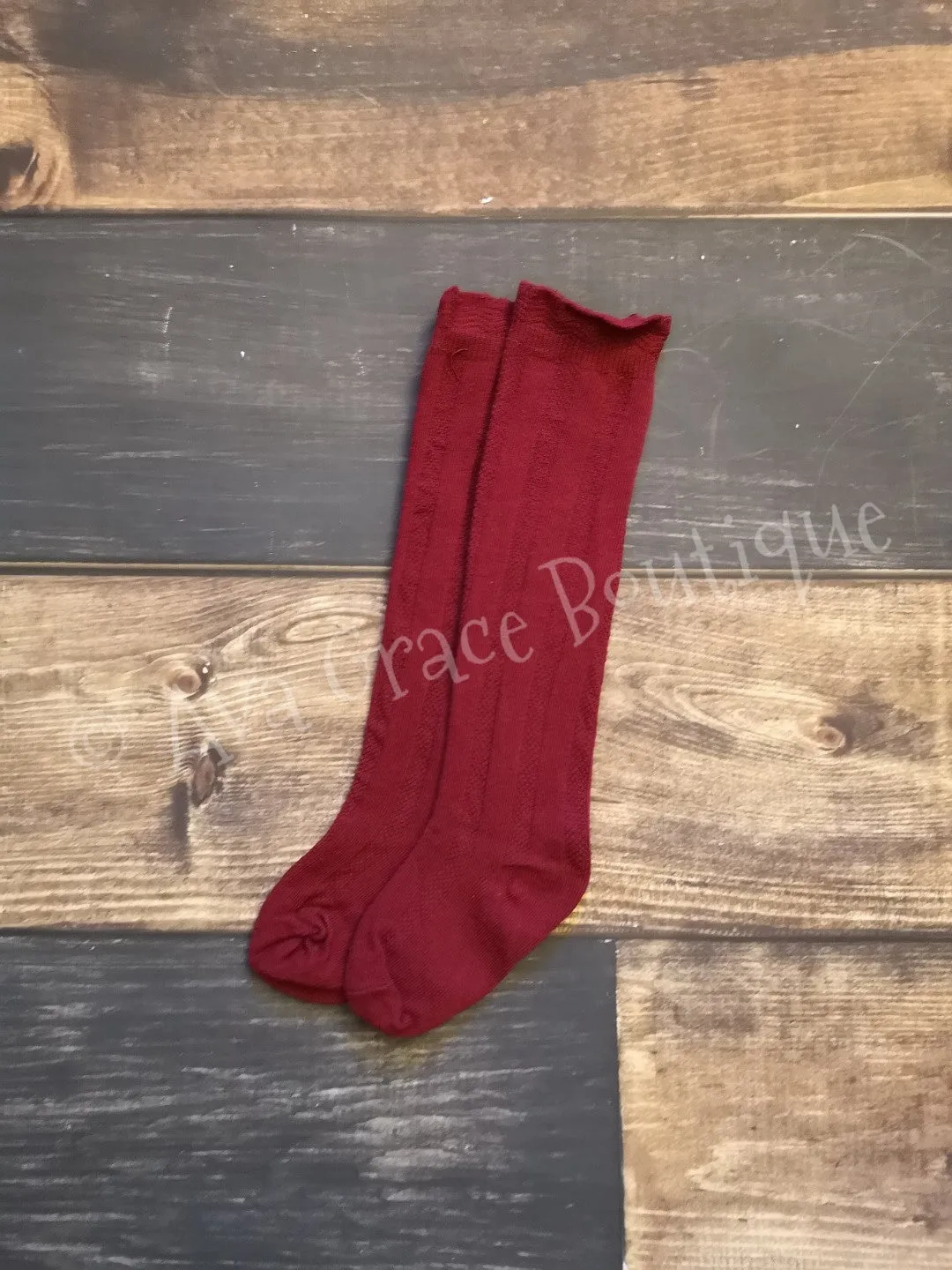 Girl Knee High Socks