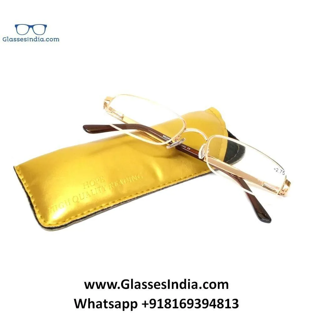 Gold Supra Reading Glasses 83401 Power 1.25