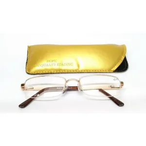 Gold Supra Reading Glasses 83401 Power 1.25