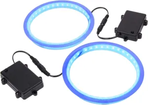 GoSports Cornhole Light Up LED Ring Kit 2pc Set - Red, White or Blue - Compatible with All Cornhole Games
