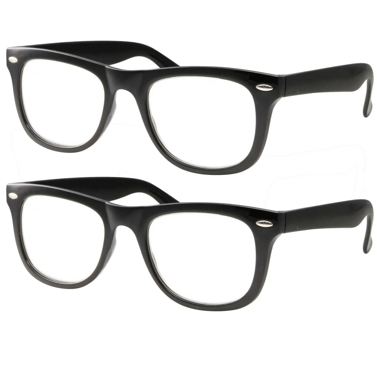 grinderPUNCH 2 Pack High Magnification Reading Glasses Strong Power Readers